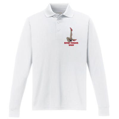 Rocky Horror Show Legs Up Performance Long Sleeve Polo