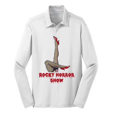 Rocky Horror Show Legs Up Silk Touch Performance Long Sleeve Polo