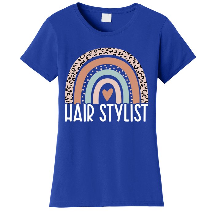 Rainbow Hair Stylist Shampoo Dealer The Best Hairstylist Cute Gift Women's T-Shirt