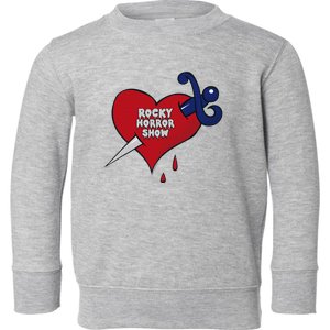 Rocky Horror Show Bleeding Heart Logo Tattoo Toddler Sweatshirt