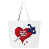 Rocky Horror Show Bleeding Heart Logo Tattoo 25L Jumbo Tote