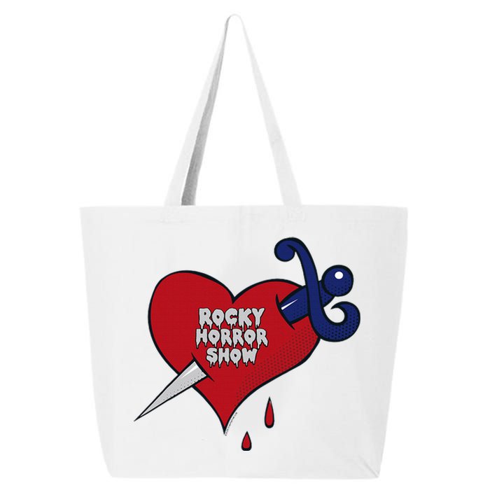 Rocky Horror Show Bleeding Heart Logo Tattoo 25L Jumbo Tote