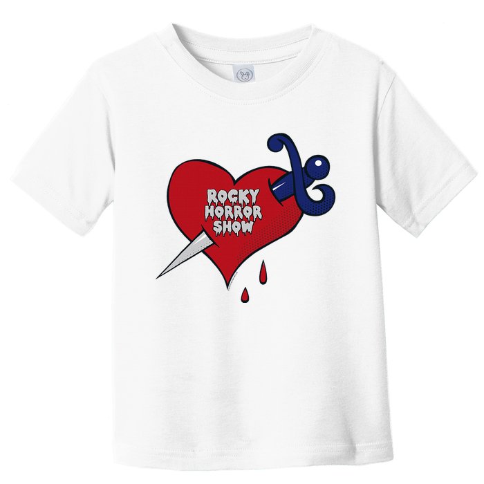 Rocky Horror Show Bleeding Heart Logo Tattoo Toddler T-Shirt