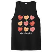 Retro Hearts School Secretary Life Funny Valentines Day PosiCharge Competitor Tank