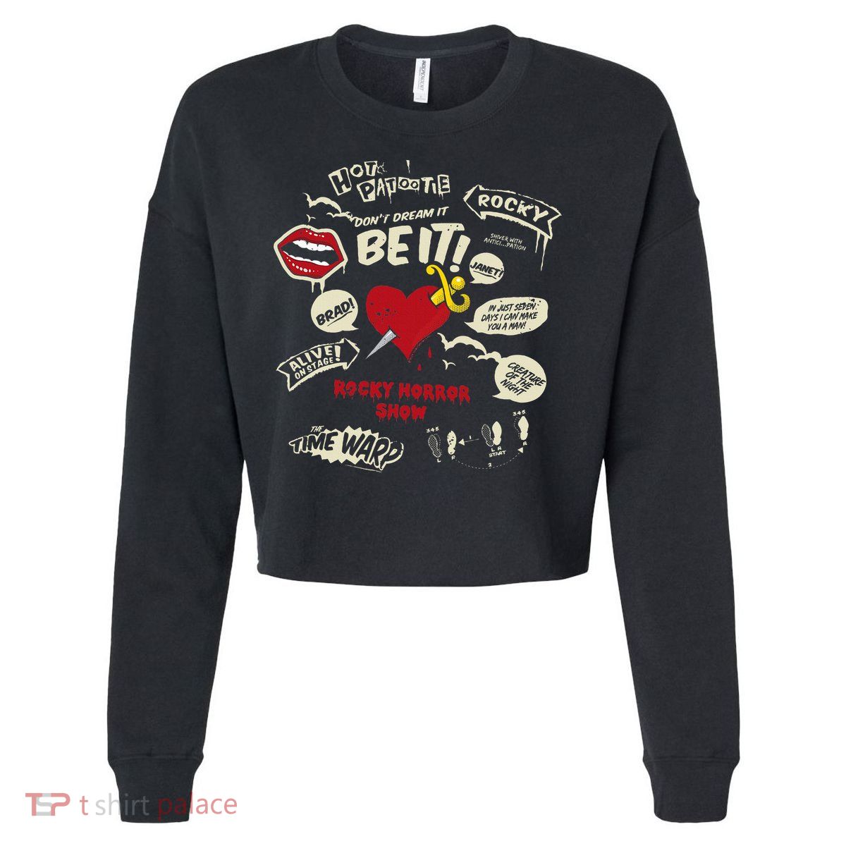 Rocky Horror Show Cropped Pullover Crew