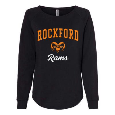 Rockford High School Rams Womens California Wash Sweatshirt