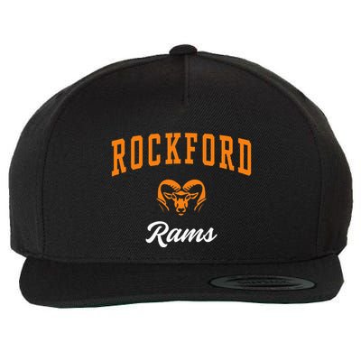 Rockford High School Rams Wool Snapback Cap