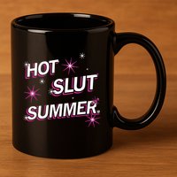 Raygun Hot Slut Summer 11oz C Handle Ceramic Mug