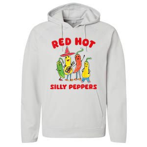 Red Hot Silly Peppers Performance Fleece Hoodie