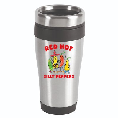 Red Hot Silly Peppers 16oz Travel Tumbler