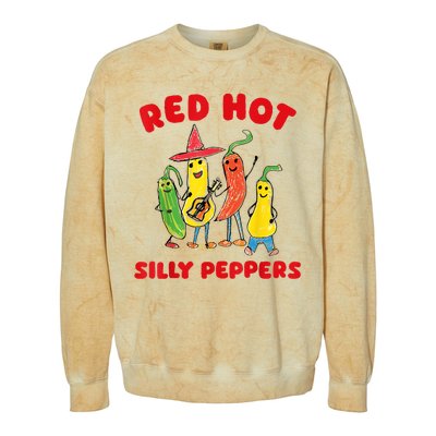 Red Hot Silly Peppers Colorblast Crewneck Sweatshirt