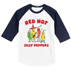 Red Hot Silly Peppers Baseball Sleeve Shirt