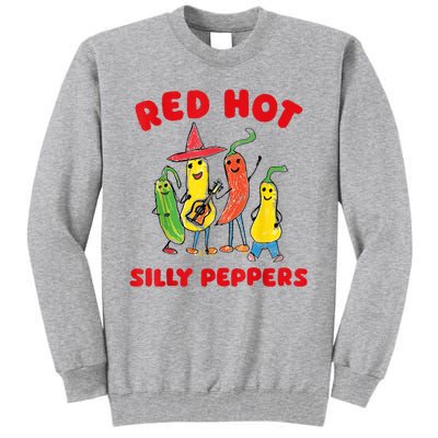 Red Hot Silly Peppers Tall Sweatshirt