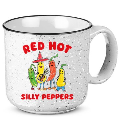 Red Hot Silly Peppers 15oz Campfire Ceramic Mug