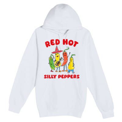 Red Hot Silly Peppers Premium Pullover Hoodie