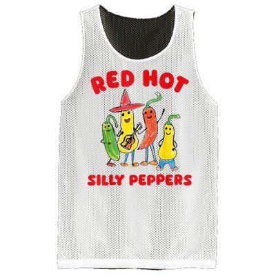 Red Hot Silly Peppers Mesh Reversible Basketball Jersey Tank