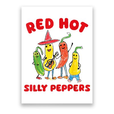 Red Hot Silly Peppers Poster