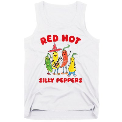 Red Hot Silly Peppers Tank Top