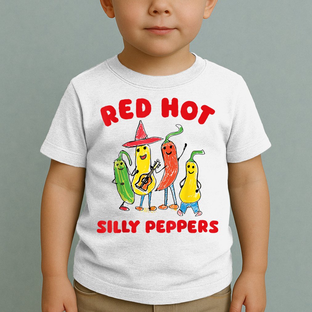 Red Hot Silly Peppers Toddler T-Shirt