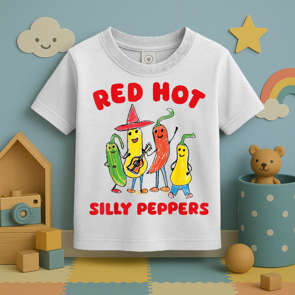 Red Hot Silly Peppers Toddler T-Shirt