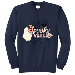 Retro Halloween Spooky Vibes Tall Sweatshirt