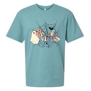 Retro Halloween Spooky Vibes Sueded Cloud Jersey T-Shirt