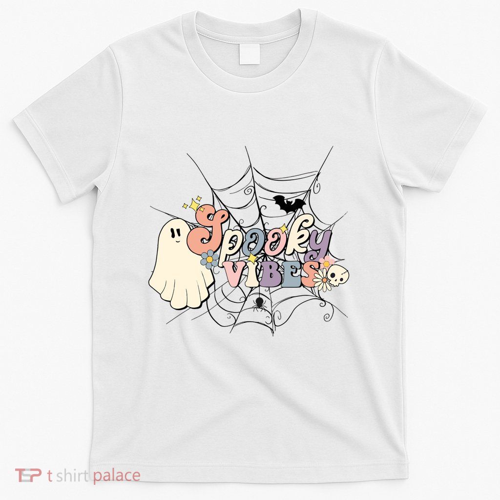 Retro Halloween Spooky Vibes T-Shirt
