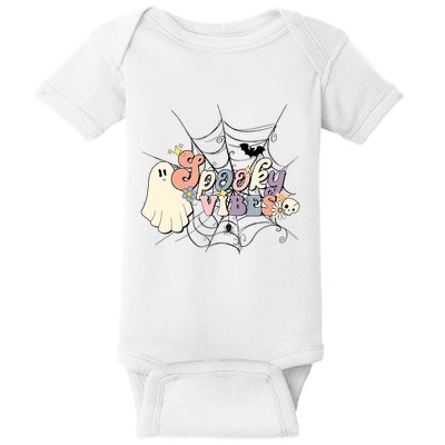 Retro Halloween Spooky Vibes Baby Bodysuit