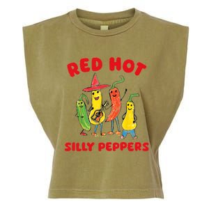 Red Hot Silly Peppers Garment-Dyed Women's Muscle Tee