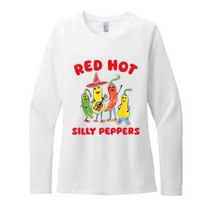 Red Hot Silly Peppers Womens CVC Long Sleeve Shirt