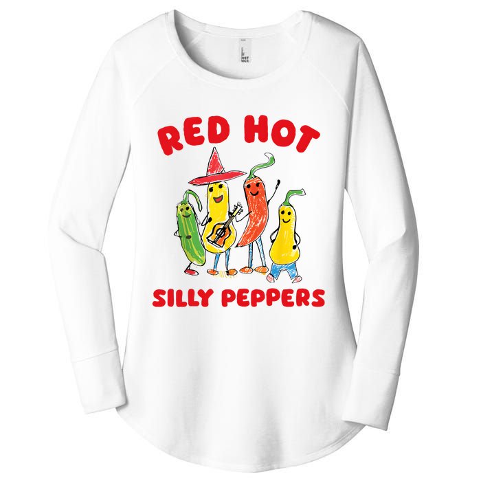 Red Hot Silly Peppers Women's Perfect Tri Tunic Long Sleeve Shirt