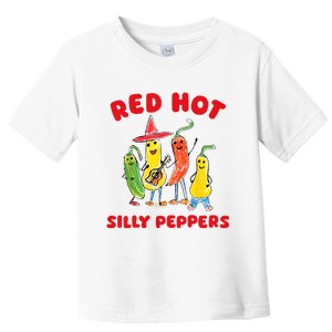 Red Hot Silly Peppers Toddler T-Shirt