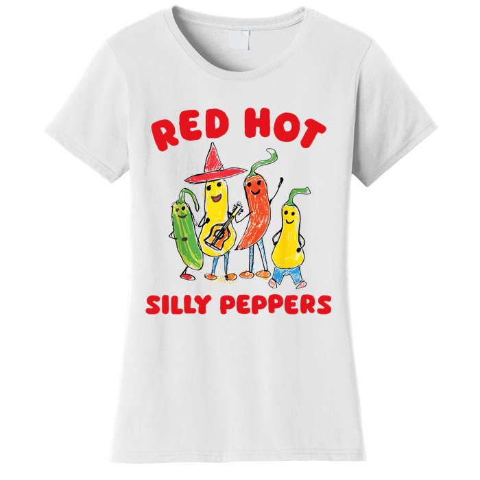 Red Hot Silly Peppers Women's T-Shirt