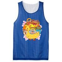 Retro Hello Summer Funny Gnome Beach Life Vacay Mode On Cute Gift Mesh Reversible Basketball Jersey Tank