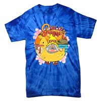 Retro Hello Summer Funny Gnome Beach Life Vacay Mode On Cute Gift Tie-Dye T-Shirt