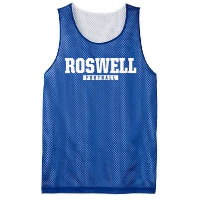 Roswell High School Football Mesh Reversible Basketball Jersey Tank