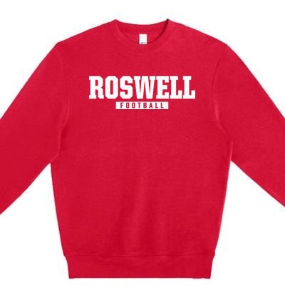 Roswell High School Football Premium Crewneck Sweatshirt