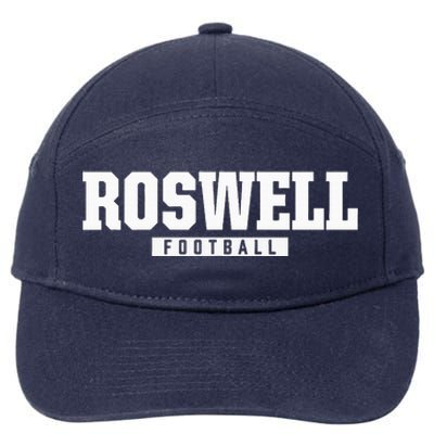 Roswell High School Football 7-Panel Snapback Hat