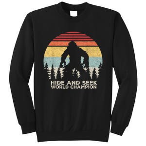 Retro Hide & Seek Champion Funny Sasquatch Bigfoot Sweatshirt