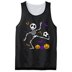 Retro Halloween Soccer Player Skeleton Soccer Lover Mesh Reversible Basketball Jersey Tank