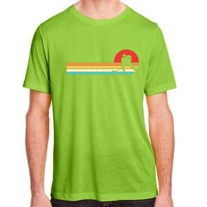 Retro Hockey Striped Logo Adult ChromaSoft Performance T-Shirt