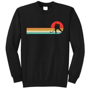 Retro Hockey Striped Logo Tall Sweatshirt