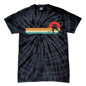 Retro Hockey Striped Logo Tie-Dye T-Shirt