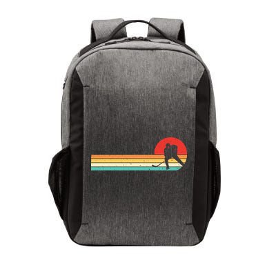 Retro Hockey Striped Logo Vector Backpack