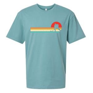 Retro Hockey Striped Logo Sueded Cloud Jersey T-Shirt