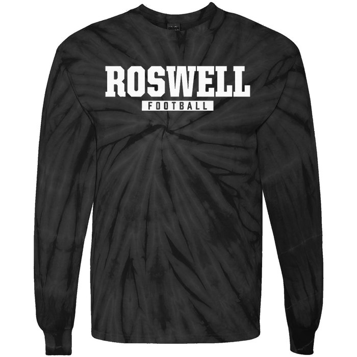 Roswell High School Football Hs Tie-Dye Long Sleeve Shirt