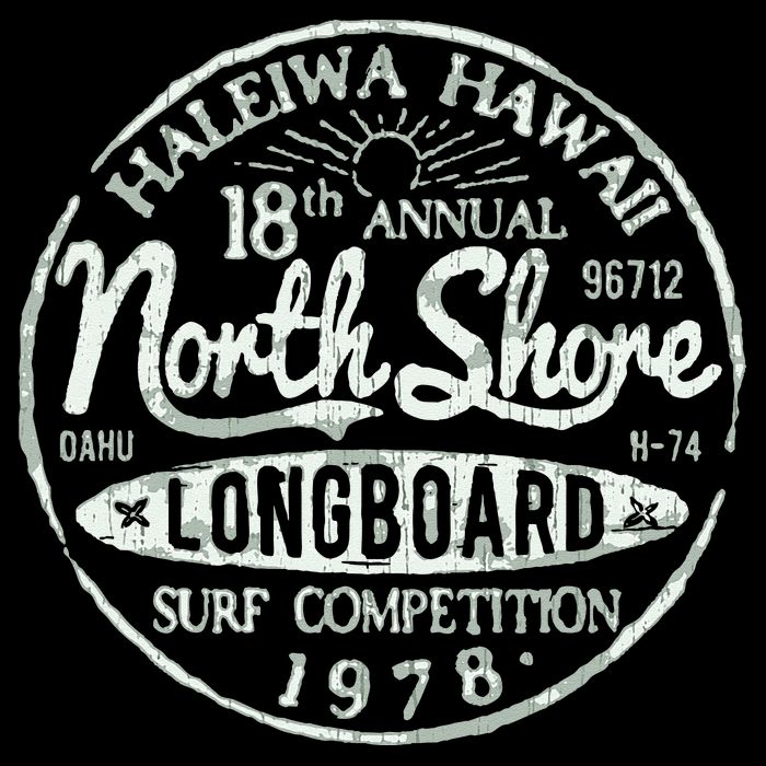 Retro Hawaii Surf Vintage Pacific Beach Long Board Wave Backpack