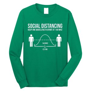 Radio Ham Social Distancing Long Sleeve Shirt