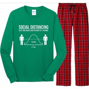 Radio Ham Social Distancing Long Sleeve Pajama Set