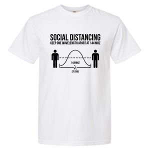 Radio Ham Social Distancing Garment-Dyed Heavyweight T-Shirt